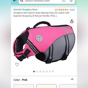 Large Dog Life Jacket